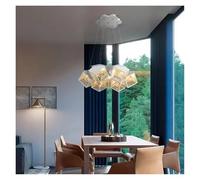 LXYAYY Lampadario da soffitto Nero Nordico per Tavolo da Pranzo, Decorazione, luci sospese, Moderno, Minimalista, Lampada da Soggiorno, Lusso(White)