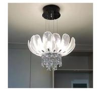 LXYAYY Lampadario di Cristallo di Lusso, Lampada da soffitto per Hall, Negozio, Villa, Corona, Soggiorno, luci Pendenti, Decorazioni per la casa, Lusso(60cm)