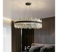 LXYAYY Lampadario di Cristallo di Lusso Moderno Soggiorno luci casa Interna Camera da Letto Pendente LED Lampada da soffitto Tavolo da Pranzo lampadario sospeso,(80cm)