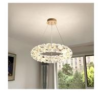 LXYAYY Lampadario di Cristallo Francese, lampadario Circolare di Lusso, Luce Principale della Sala del Ristorante, Illuminazione Moderna per la Decorazione della casa di Lusso(80cm)