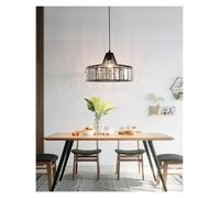 LXYAYY Lampadario di Cristallo Moderno Creativo E27 Nero/Oro Piccola Lampada a Sospensione è Adatta per l'illuminazione della Sala da Pranzo del Comodino, Illuminazione Moderna(Black,25CM)