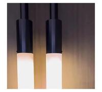 LXYAYY Lampadario in Metallo Nero Bianco Acrilico Ristorante Camera da Letto Piccola Lampada Lampadina G9 Filo Regolabile Dropshipping, Illuminazione Moderna
