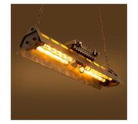 LXYAYY Lampadario in Stile Industriale, personalità Creativa, Loft, Ristorante retrò, Bar, caffetteria, Stile Americano, Lampada a Sospensione in Ferro, Illuminazione Moderna