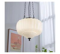 LXYAYY Lampadario in Vetro Art Déco retrò, corridoio, Ristorante, Camera da Letto, Soggiorno, Studio, Lampada a Sospensione, Decorazione per Interni, Illuminazione Moderna