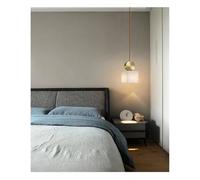 LXYAYY Lampadario Minimalista in Marmo con Forma Geometrica, Piccolo, Sala da Pranzo, Illuminazione a Sospensione a LED, Soggiorno, Studio, Balcone, Decorazione,(10 * 20cm)