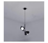 LXYAYY Lampadario Moderno a Forma di Fiore, Lampada da Camera da Letto, Lampada da Soggiorno, lampadario Decorativo, Illuminazione Moderna(Black,2heads)
