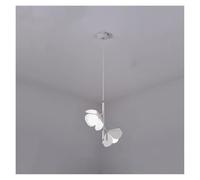 LXYAYY Lampadario Moderno a Forma di Fiore, Lampada da Camera da Letto, Lampada da Soggiorno, lampadario Decorativo, Illuminazione Moderna(White,2heads)