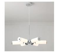 LXYAYY Lampadario Moderno a LED in Acrilico, Minimalista, di Design, per Ristorante, Camera da Letto, Soggiorno, Studio, lampade a Sospensione, apparecchi di Illuminazione (6heads)