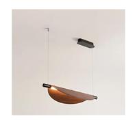 LXYAYY Lampadario Moderno Creativo a LED a Forma di Foglia, Illuminazione per Sala da Pranzo, Isola, Lampada a Sospensione in Ferro Lungo, Ufficio, Ristorante, Bar, casa, (70cm)