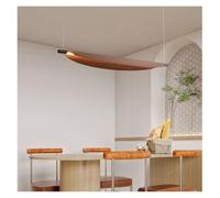 LXYAYY Lampadario Moderno Creativo a LED a Forma di Foglia, Illuminazione per Sala da Pranzo, Isola, Lampada a Sospensione in Ferro Lungo, Ufficio, Ristorante, Bar, casa, (105cm)