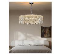 LXYAYY Lampadario Moderno K9 Cristallo Rotondo LED luci sospese Lusso Sospensione apparecchio Arredamento casa Design Creativo Illuminazione, Illuminazione Moderna(50cm)
