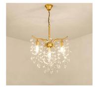 LXYAYY Lampadario Moderno Nordico k9crystal Illuminazione Elegante lampadario Decorativo a Forma di Fiore Arredamento per la casa Soggiorno Camera da Letto Hotel lampadario,(4lights)