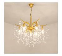 LXYAYY Lampadario Moderno Nordico k9crystal Illuminazione Elegante lampadario Decorativo a Forma di Fiore Arredamento per la casa Soggiorno Camera da Letto Hotel lampadario,(7lights)