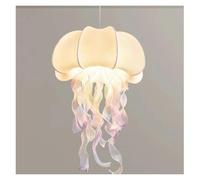 LXYAYY Lampadario Nordico Soggiorno Paralume in Seta Medusa a Forma di luci Pendenti Design Tavolo da Pranzo Illuminazione Camera da Letto Decorazione, Lusso(35cm)