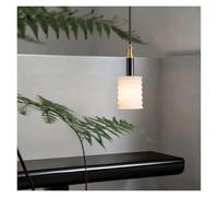 LXYAYY Lampadario Piccolo in Marmo in Stile Cinese, Moderno e Minimalista, per Bar, Ristorante, Camera da Letto, Comodino, Illuminazione Moderna(12.5cm)