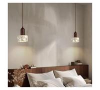LXYAYY Lampadario Piccolo Nordico Terrazzo Lampada Creativa per Atmosfera Lampadario da Comodino Semplice Camera da Letto Ristorante Studio Portico, Illuminazione Moderna(Color-Changing,12cm)
