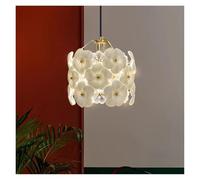 LXYAYY Lampade a Sospensione di Lusso in Cristallo, Fiori in Vetro, lampadario Artistico per Comodino, Soggiorno, Bar, Ristorante, lampade a Sospensione, Lusso(A)