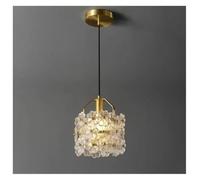 LXYAYY Lampade a Sospensione di Lusso in Cristallo, Fiori in Vetro, lampadario Artistico per Comodino, Soggiorno, Bar, Ristorante, lampade a Sospensione, Lusso(B)