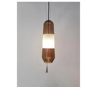 LXYAYY Lampade a Sospensione in Vetro Nordico postmoderno per Camera da Letto, Sala da Pranzo, Cucina, Arredamento, lampade a Sospensione, lampade per ristoranti,(Coffee)