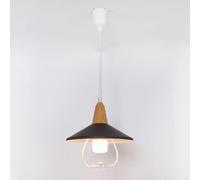 LXYAYY Luci a LED Lampadario Moderno Lampada a Sospensione Regolabile Lampada a Sospensione di metà secolo, lampadario(Black)