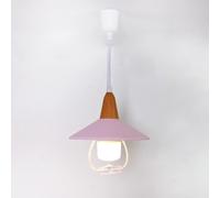 LXYAYY Luci a LED Lampadario Moderno Lampada a Sospensione Regolabile Lampada a Sospensione di metà secolo, lampadario(Pink)