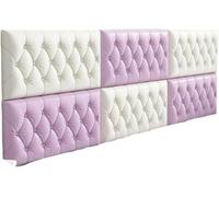 LXYAYY Pannello da parete autoadesivo 3D con finitura in pelle rimovibile per una protezione elegante della parete (D, 30 x 60 cm)