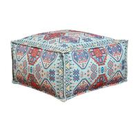 LXYAYY Pouf da Terra Quadrato Pouf Marocchino Pouf in Tessuto di ciniglia Poggiapiedi Poggiapiedi per Soggiorno(45x45x45cm)