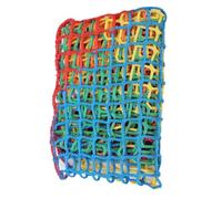 LXYAYY Rete di sicurezza, colorata senza nodi, rete di sicurezza, rete di corda, resistente agli strappi, rete magica della giungla, personalizzabile (2 x 8 m)