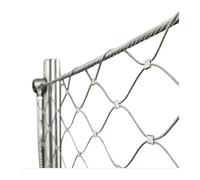 LXYAYY Rete in acciaio inossidabile 304 per prevenzione delle cadute, rete di sicurezza ad alta quota, per balcone, animali, pollame e recinzione, cavo flessibile per balaustra (1 x 20 m)