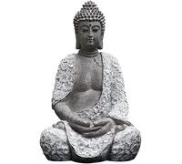 LXYAYY Statua di Buddha Zen impermeabile, scultura meditativa da giardino, statuetta di Buddha Sakyamuni seduto in preghiera, 40 cm (dimensioni: 40 cm)