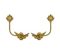 LXYAYY Supporti per Tende da Parete Angelo Fermatenda per Tende in Metallo Ganci per fermatende Ganci per Tende Holdback