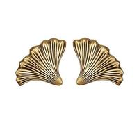 LXYAYY Supporti per Tende da Parete Ganci per fermatende per Tende da Parete Set di 2 Ganci Decorativi per Tende da Parete con Foglie di Ginkgo