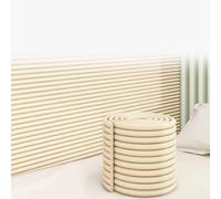 LXYAYY Tappetini da parete per imbottitura per bambini, pannelli imbottiti da parete, per sala giochi per bambini, prevenzione delle collisioni, adatti per camera da letto e asilo 200 x 20 cm (giallo)