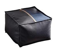 LXYAYY Tecnologia Impermeabile Pouf in Stoffa Design Patchwork Pouf Quadrati Poggiapiedi Cuscino da Pavimento Tatami Ottoman Poggiapiedi 50X50X36cm(C)