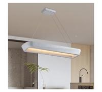 LXYST a Sospensione Rettangolare Minimalista - lampadario Sala Pranzo alla Crema Francese Ideale Luce della Camera da Letto Bar Lampada sospesa Moderna Arredamento per la casa