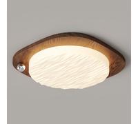 LXYST Classical Decorative Lamp 3 Color Dimmable Polished Iron Close to Fixtures Acrylic Lampshade Chandelier Flush Mount Ceiling Light for Entryway Bed