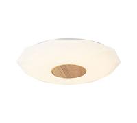 LXYST Creative Dimmable LED Round Gypsophila Ceiling Light Ultra-Thin Energy-Saving Interior Decoration Lamp Flush Mount Fixture Easy Installation Used in Bedro/57Cm