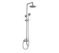 LXYST Doccia Set rubinetti Rame rumato Acqua Calda Fredda con Tre Canottiere certezza della Moderna Semplice Decorazione per la casa di Lusso e Antico Classico