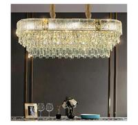 LXYST Lampadari, lampadario a Luxury Moderno accompagnamento l'illuminazione Elegante Decorazioni Luce del soffitto Pranzo per la Camera da Letto (Caldo, l90cm w35cm h35cm)