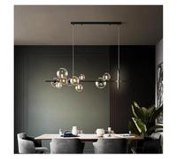 LXYST Lampadiers, Moderno Lampada a Sospensione in Stile Industriale Restaurant Creative Table Bubble Glass Blobble Hanging lampadario (10 Bolle)