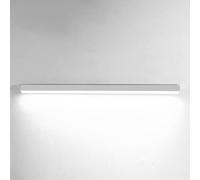 LXYST Linear LED Light White Lamp Lighting Fixture Long Strip Close to Ceiling Lights for Bedroom Kitchen Dining Room Cloakroom Hallway/6000K/60Cm
