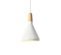 LXYST Luce a Sospensione in Stile Europeo Creativo per l'isola e Il Bagno della Cucina (Colore: Blanc, Dimensioni: 18 cm)