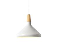 LXYST Luce a Sospensione in Stile Europeo Creativo per l'isola e Il Bagno della Cucina (Colore: Blanc, Dimensioni: 27 cm)