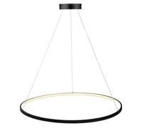 LXYST Luce Sospensione Moderna a Round LEDELIER U2013 Lampada sospesa dell'isola Regolabile Apparecchiatura soffitto in Metallo e Acrilico per Soggiorno Cucina Camera Letto cm da 25w