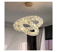 LXYST Lusurio lampadario a soffitto Moderno di Francese Rotondo per la Sala Ristorante Elegante DECING Il LIGHTINA in INDIENZA (D60CM) - Atmosfera da casa sbalorditiva