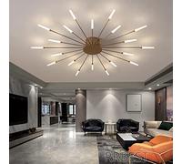 LXYST Moderno fuochi d'artificio lampadario plafoniere per Soggiorno Camera da Letto Ristorante Oro 20 Teste