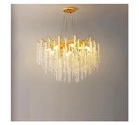 LXYST Moderno lampadario in da 50 cm Cucina Leggera a Sospensione e Soggiorno Elegante appuntamento Interno Compatibile con Varie Illuminazione Bianca Fresca di Arredamento