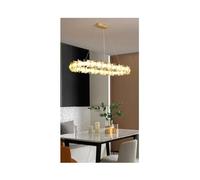 LXYST Moderno lampadario LEDELIO ROURO GOLDILE LAGGIO Acrilico MIMERISTICO Luce Pensione per SOGGIORI E Sala PAVINGE RISULTABILE Bianca BUIETTOLE 60 cm Apparecchiatura a soffitto Elegante