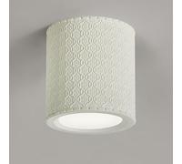 LXYST Nordic Resin Light Flush Mount Lamp Cream Style Hallway Lighting Fixture, Minimalist Ceiling Downlight for Living Room Bedroom Restaurant/White