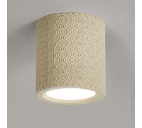 LXYST Nordic Resin Light Flush Mount Lamp Cream Style Hallway Lighting Fixture, Minimalist Ceiling Downlight for Living Room Bedroom Restaurant/Beige